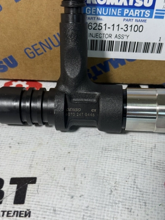 Топливная форсунка Denso 095000-6070 / 6251-11-3100 на KOMATSU 6D125 (К)