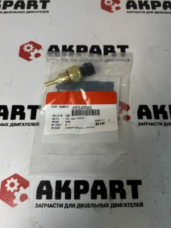 Датчик температуры масла, топлива, ОЖ 4ISBе 4.5L Cummins 4954905 Оригинал